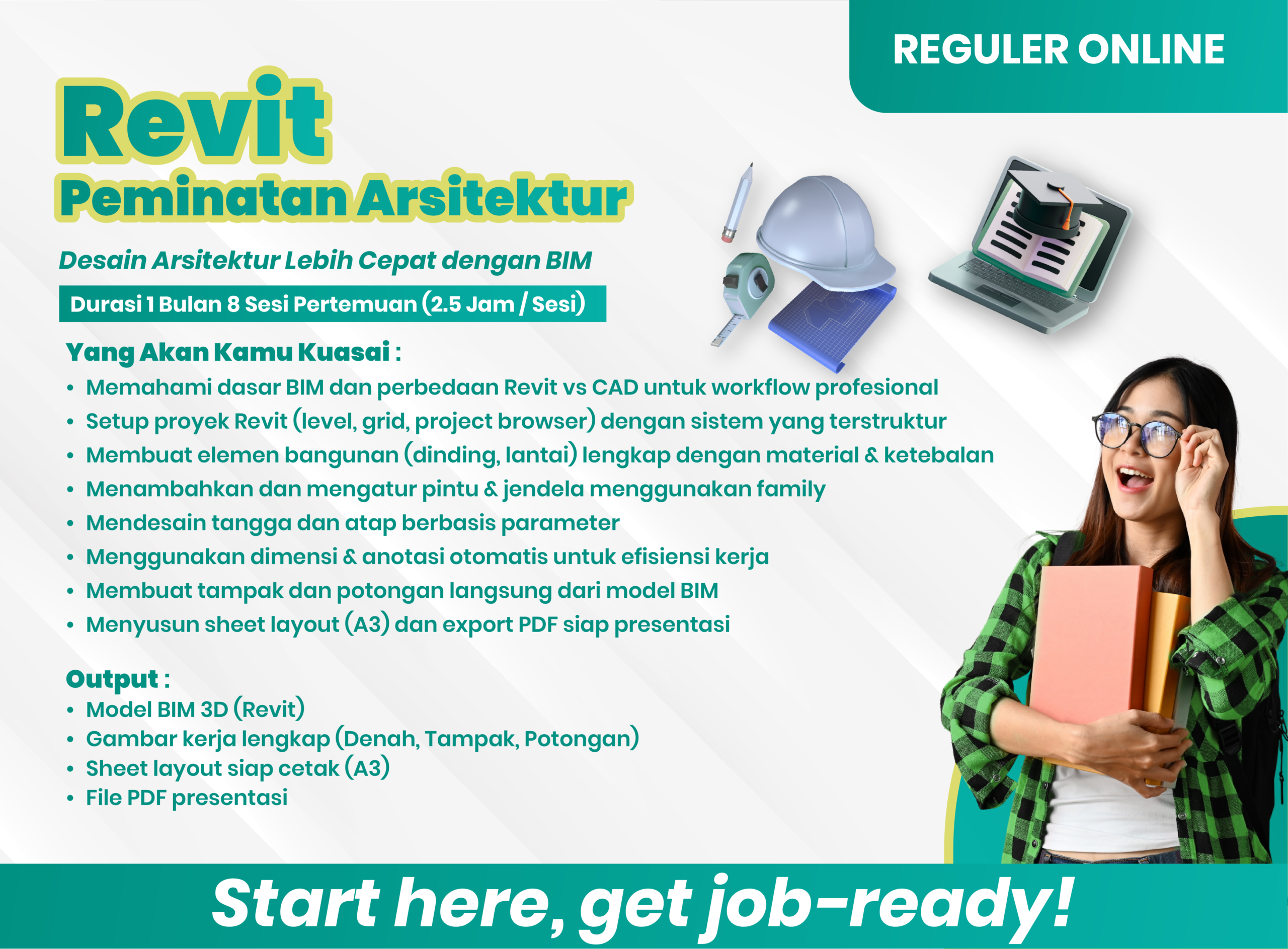 Reguler Online: Revit Arsitektur